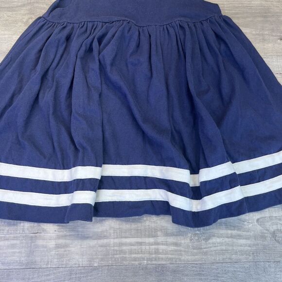 Heartfelt Little Girls 5 Navy Nautical Flags Star Dress 90s Vintage Tank Top - Picture 9 of 10